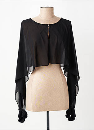 Boléro col rond noir RINASCIMENTO femme