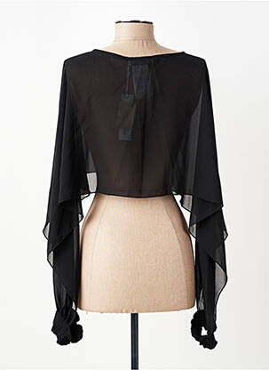 Boléro col rond noir RINASCIMENTO femme