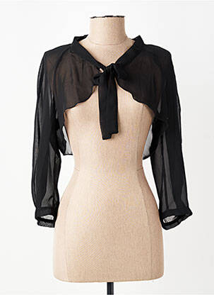 Boléro manches longues noir RINASCIMENTO femme