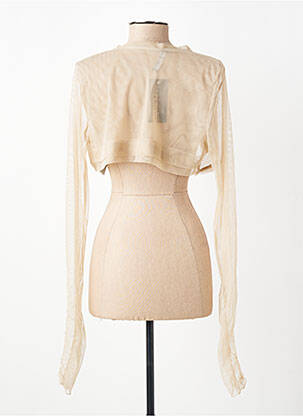 Boléro manches longues beige RINASCIMENTO femme