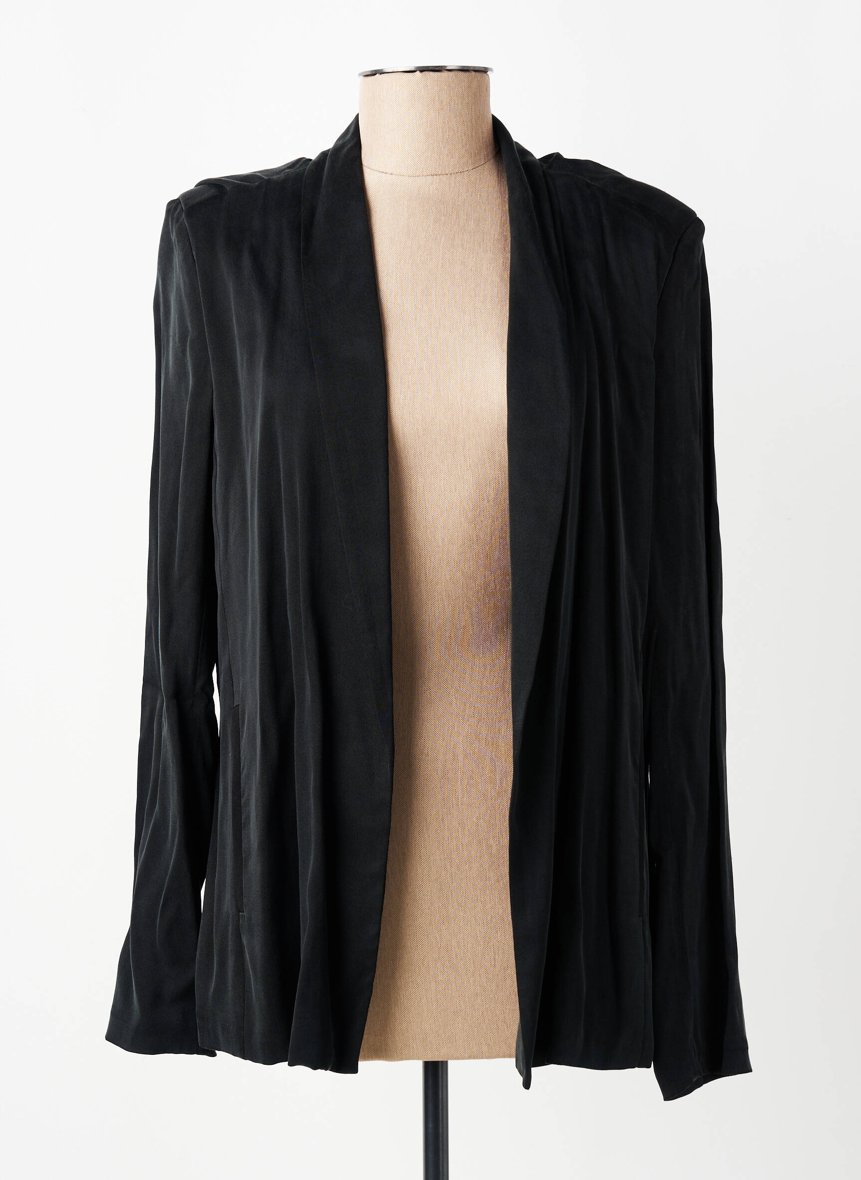 Blazer col châle noir AMERICAN VINTAGE femme