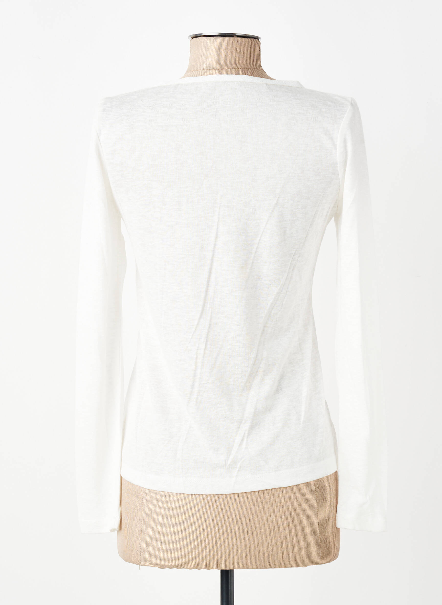 T-shirt manches longues manches longues blanc LPB LES PETITES BOMBES  femme