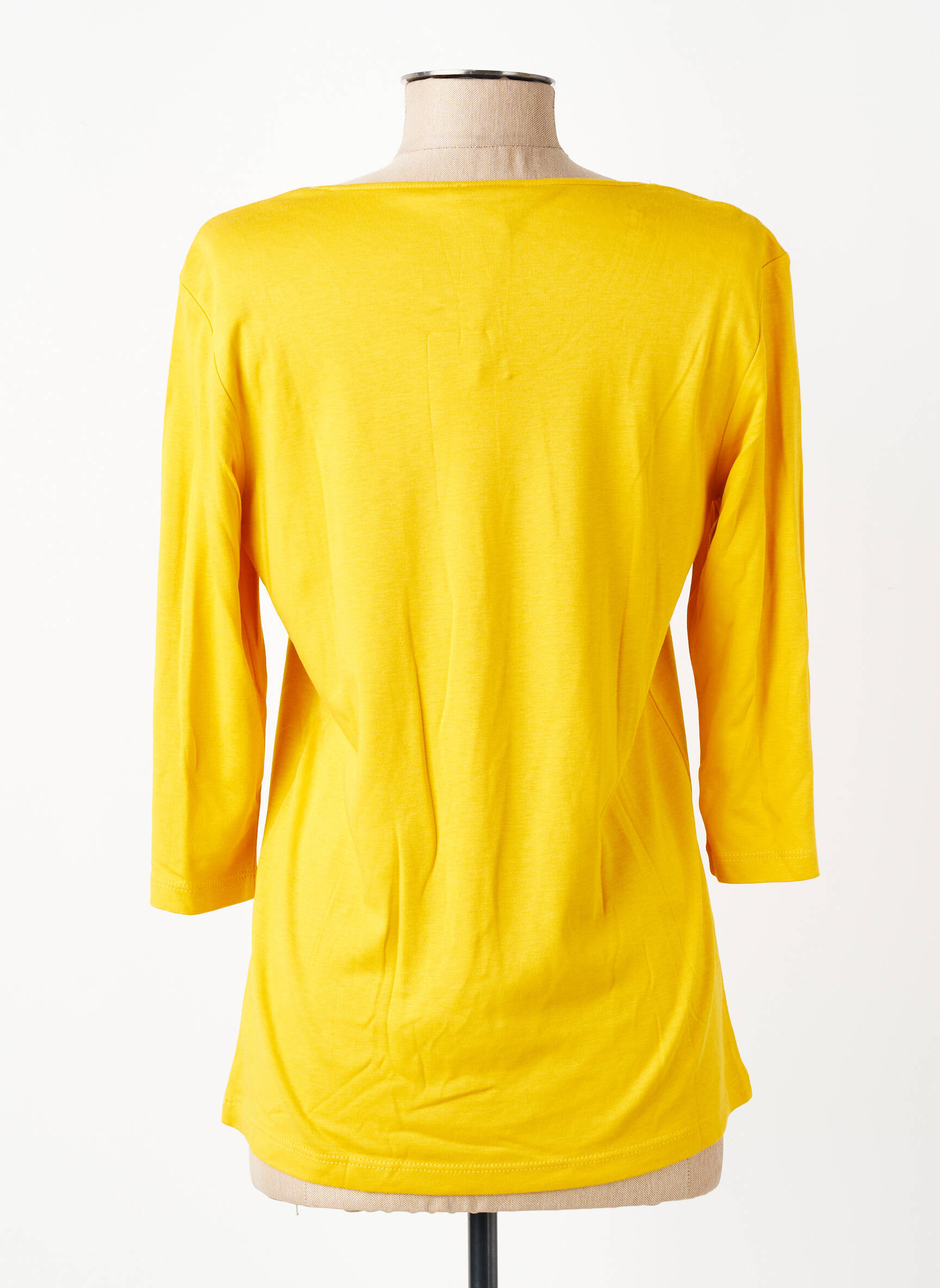 T-shirt manches 3/4 manches 3/4 jaune STREET ONE femme
