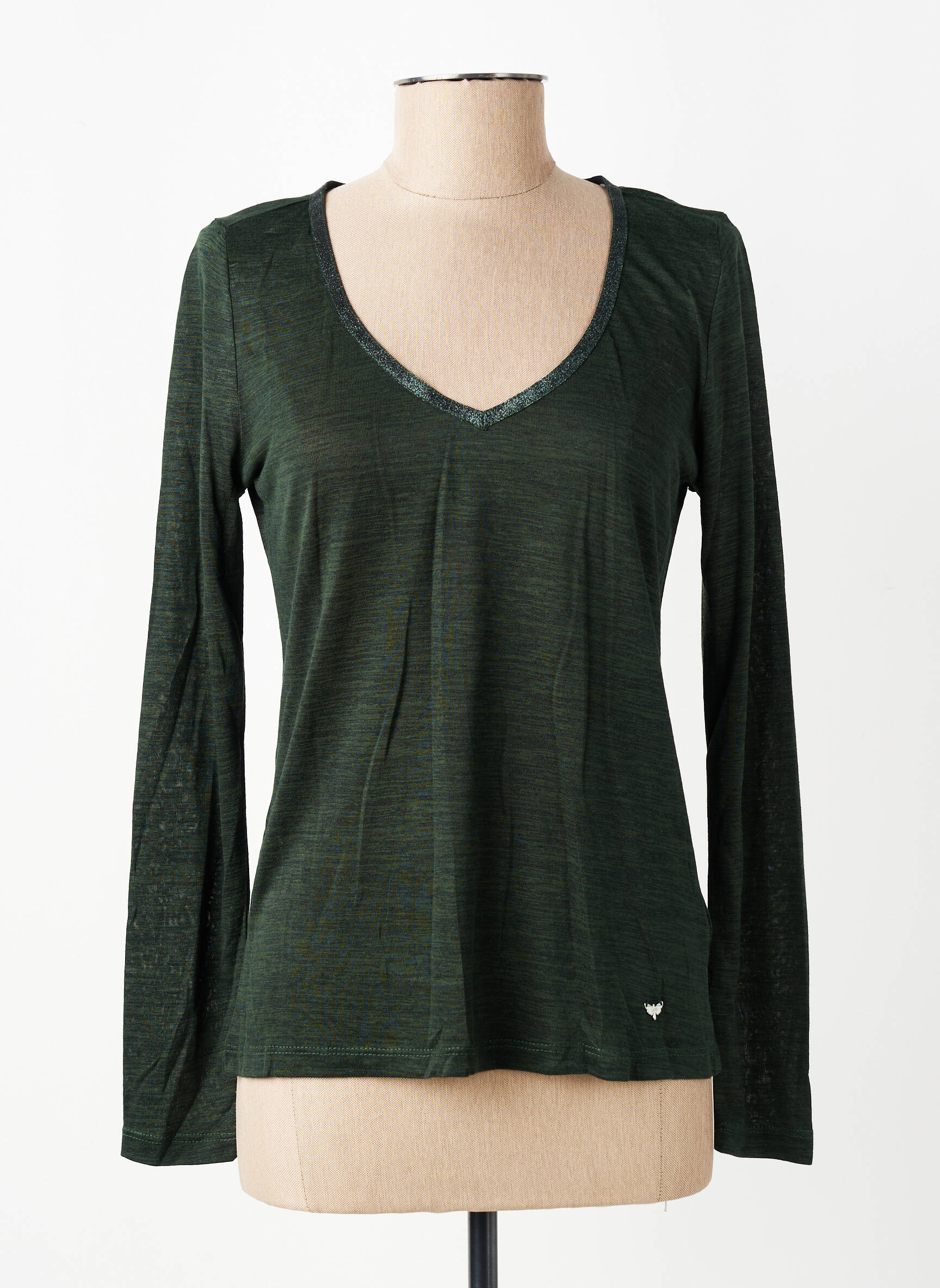 T-shirt manches longues manches longues vert LPB LES PETITES BOMBES  femme