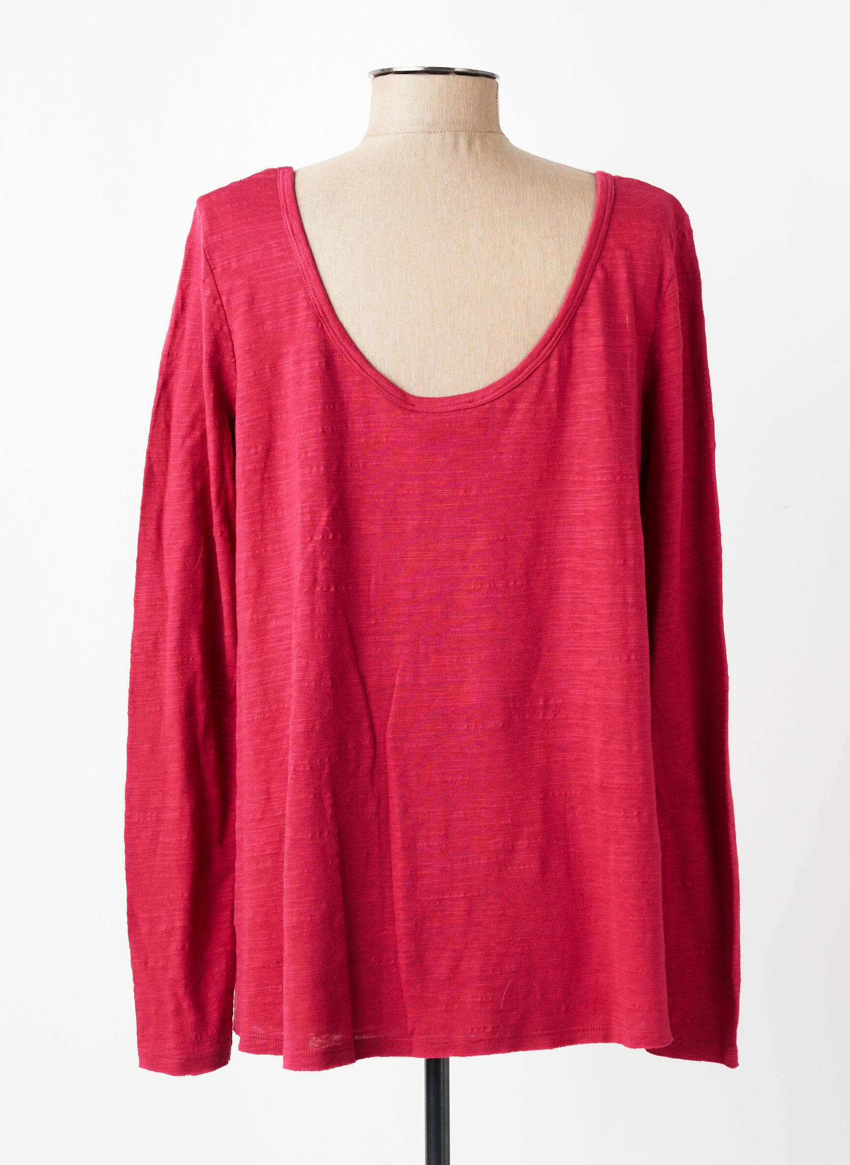 T-shirt manches longues manches longues rouge AMERICAN VINTAGE femme