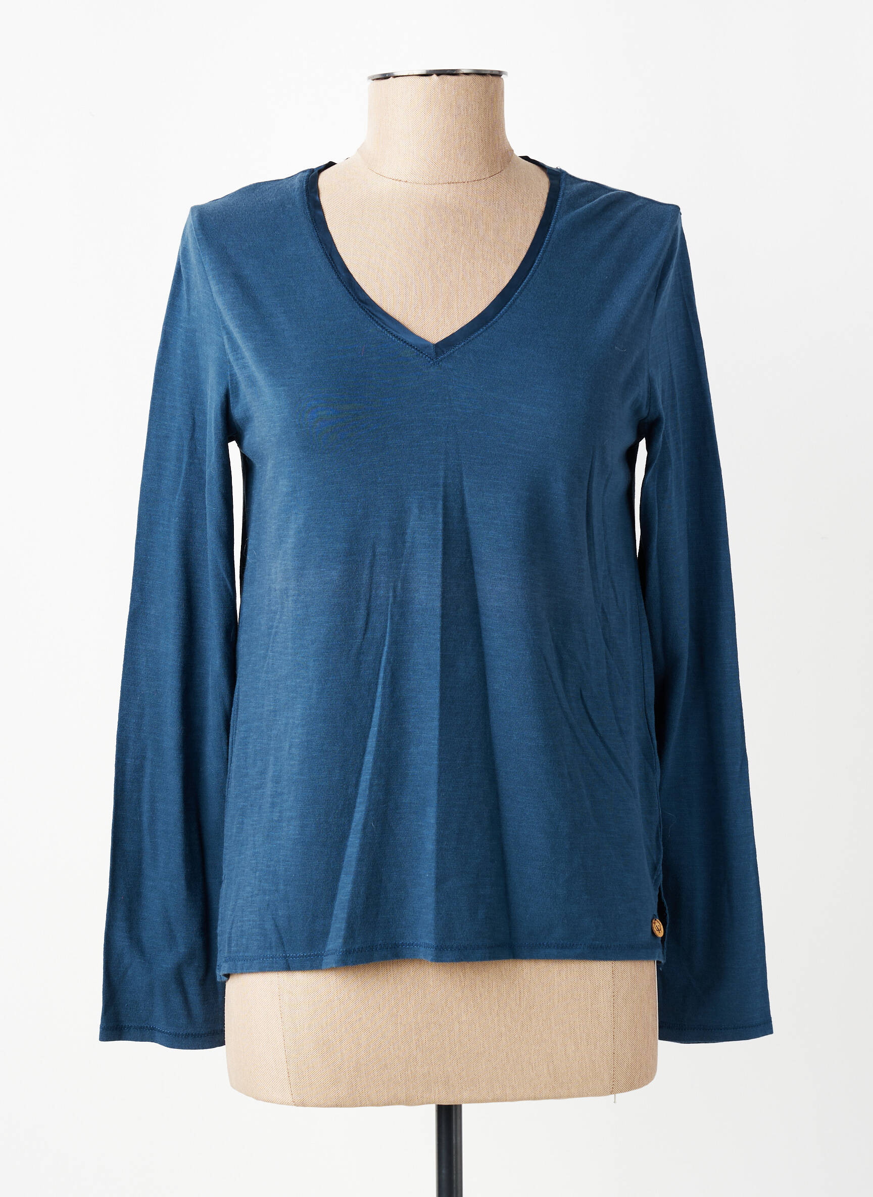 T-shirt manches longues manches longues bleu YERSE femme