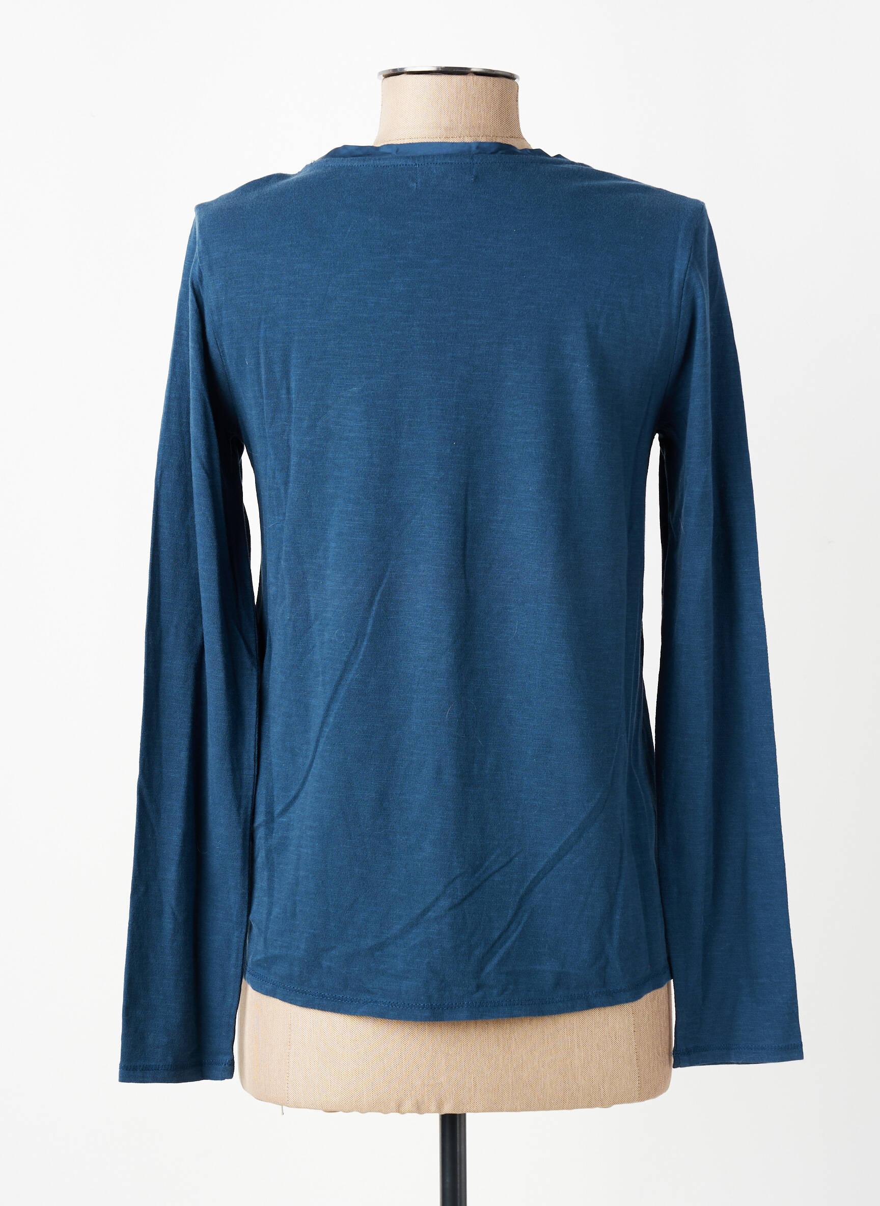 T-shirt manches longues manches longues bleu YERSE femme