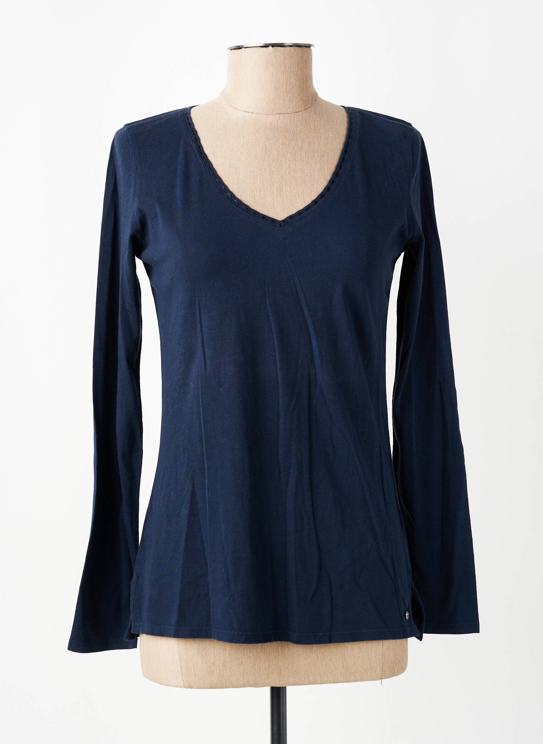 T-shirt manches longues manches longues bleu YERSE femme