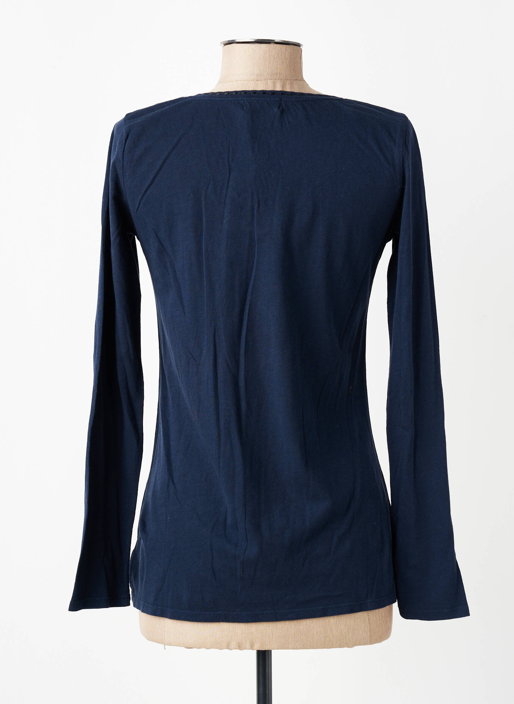 T-shirt manches longues manches longues bleu YERSE femme