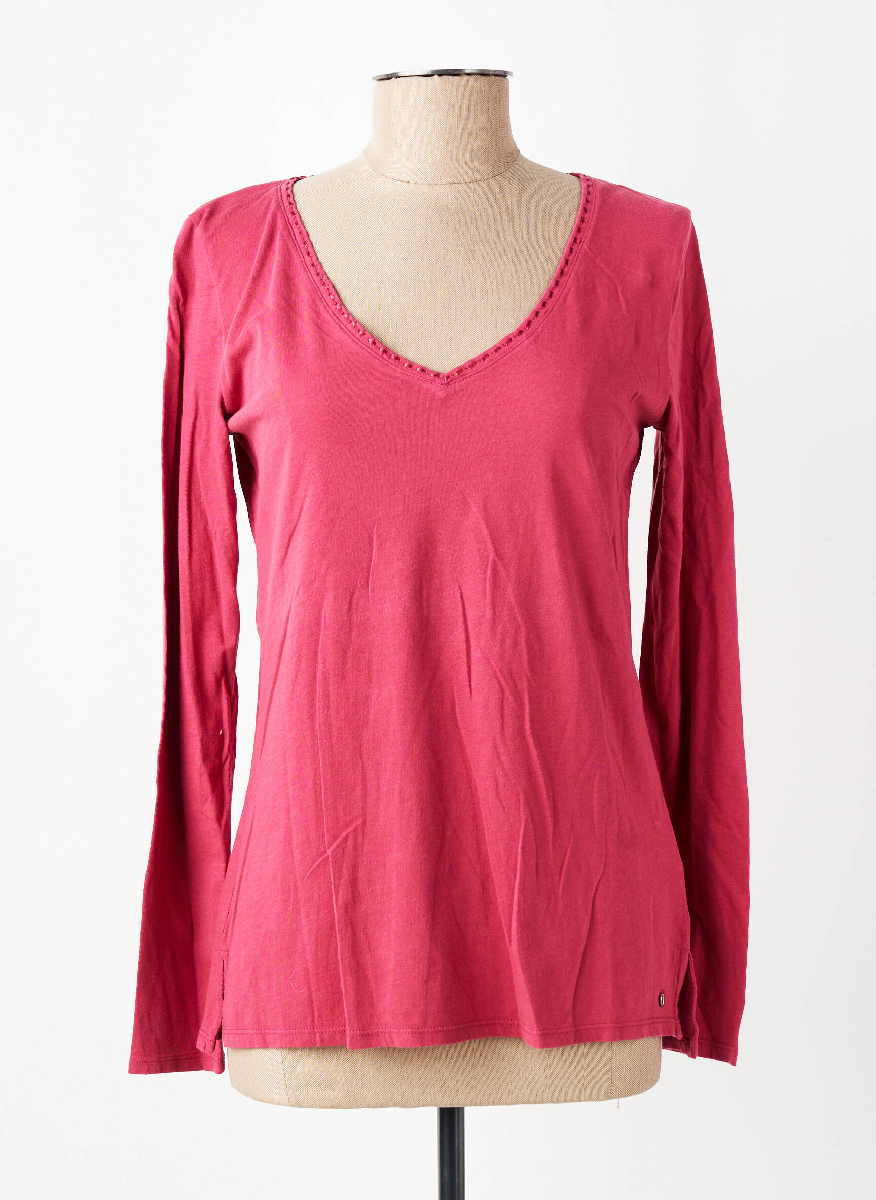 T-shirt manches longues manches longues rose YERSE femme