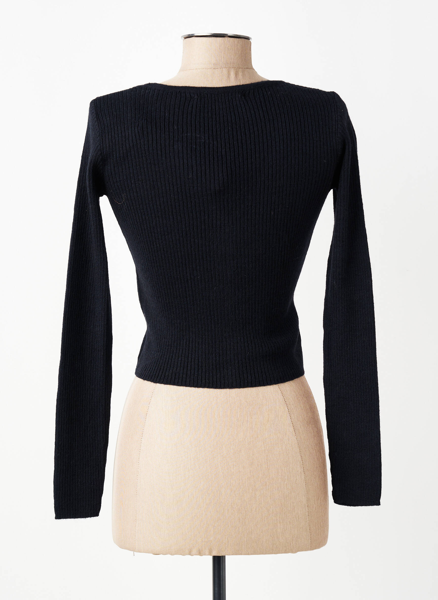 Gilet manches longues stretch noir SCHOOL RAG femme