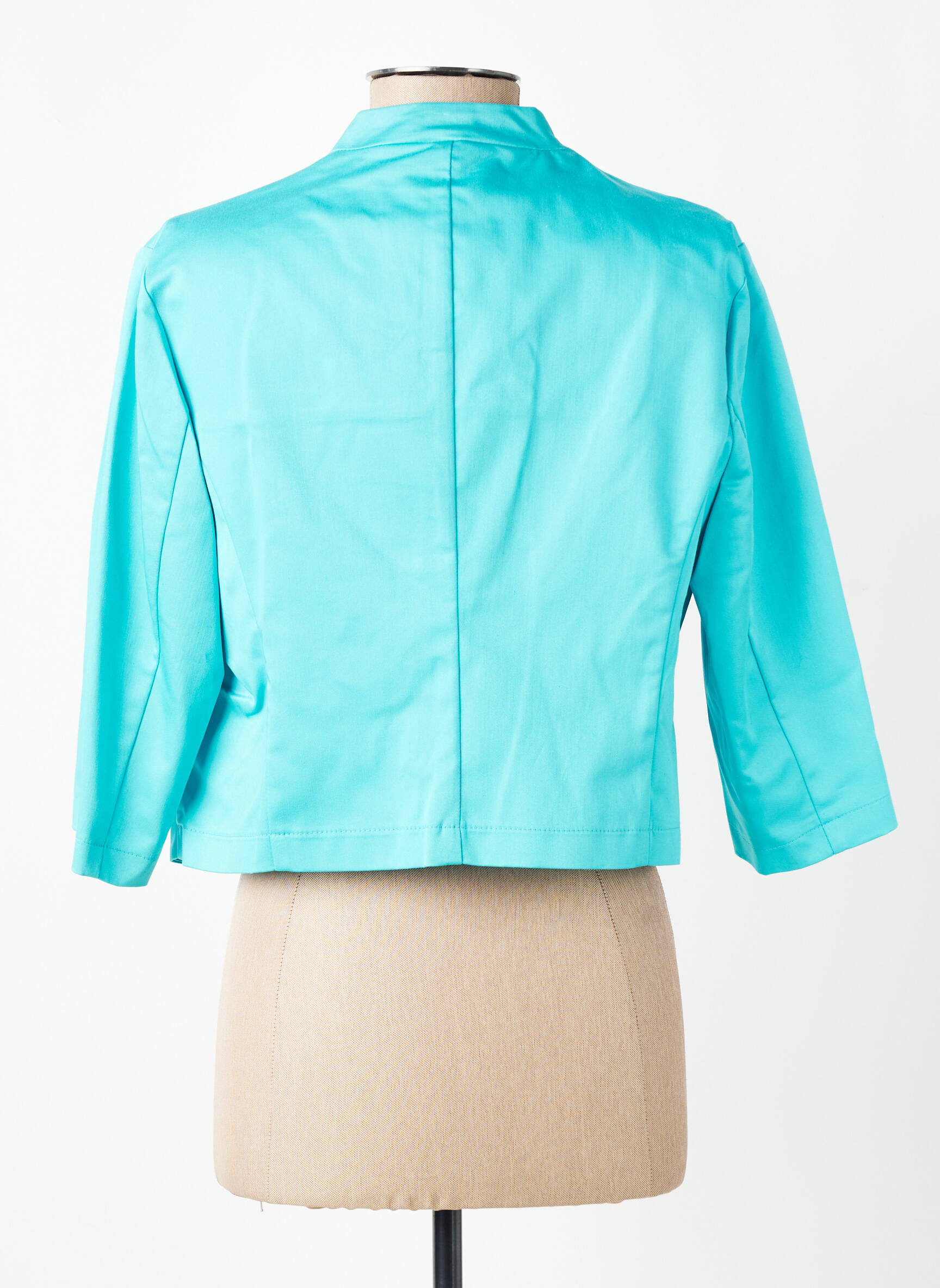 Veste chic col v bleu RINASCIMENTO femme
