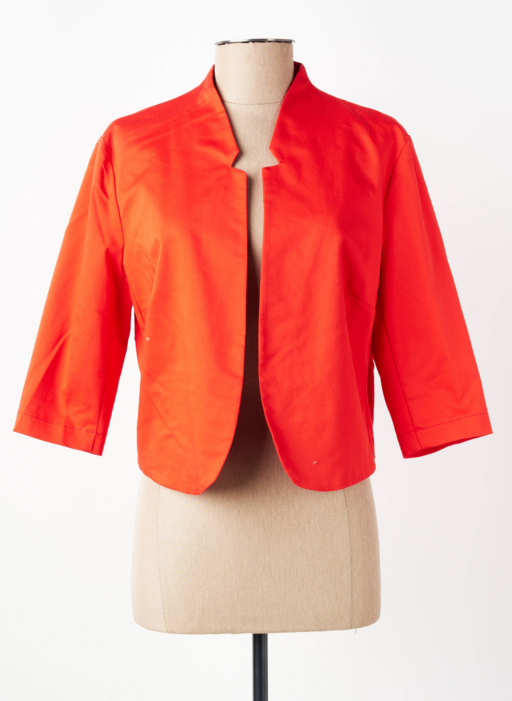 Veste chic col v orange RINASCIMENTO femme