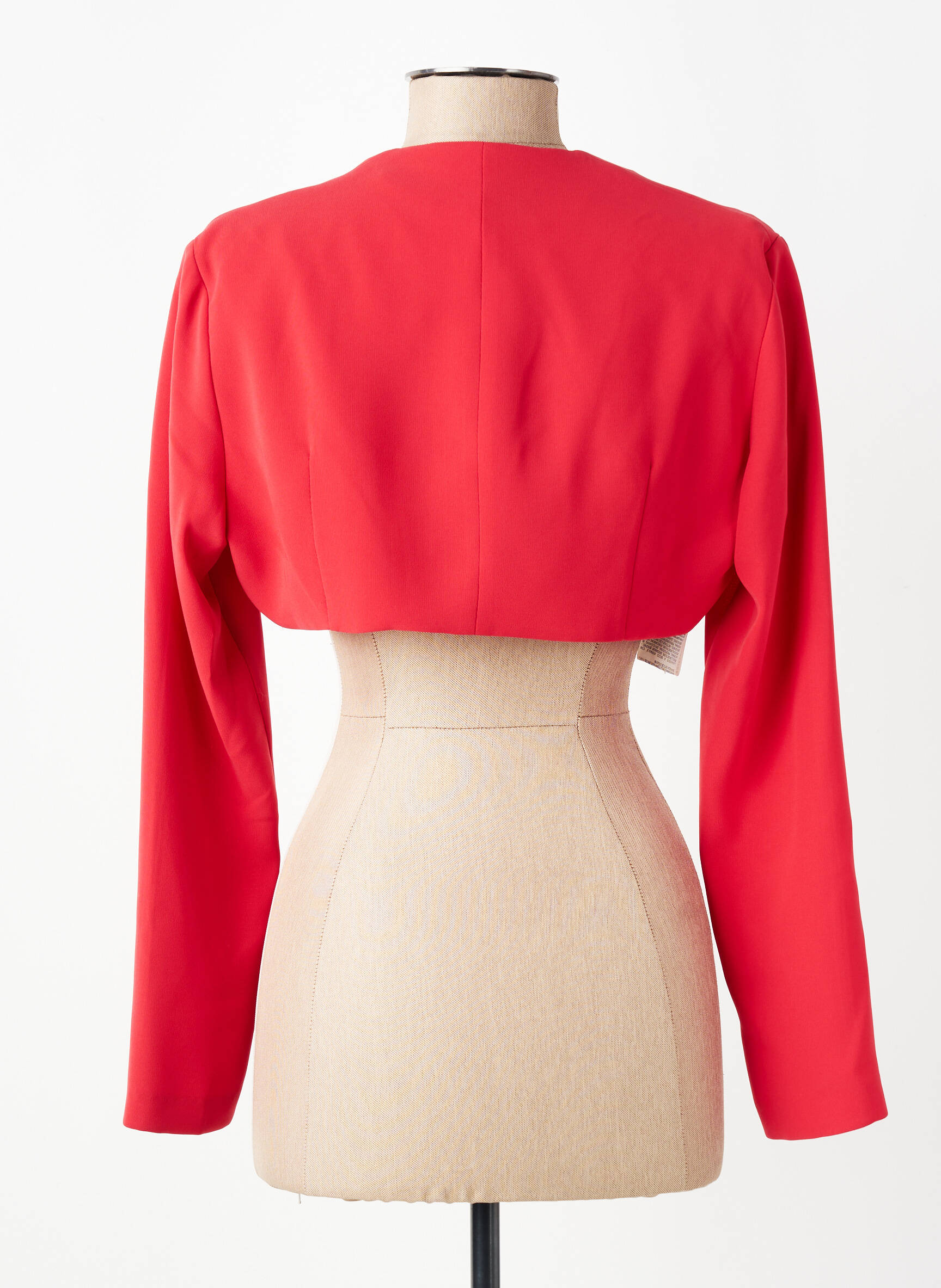 Boléro manches longues rouge RINASCIMENTO femme