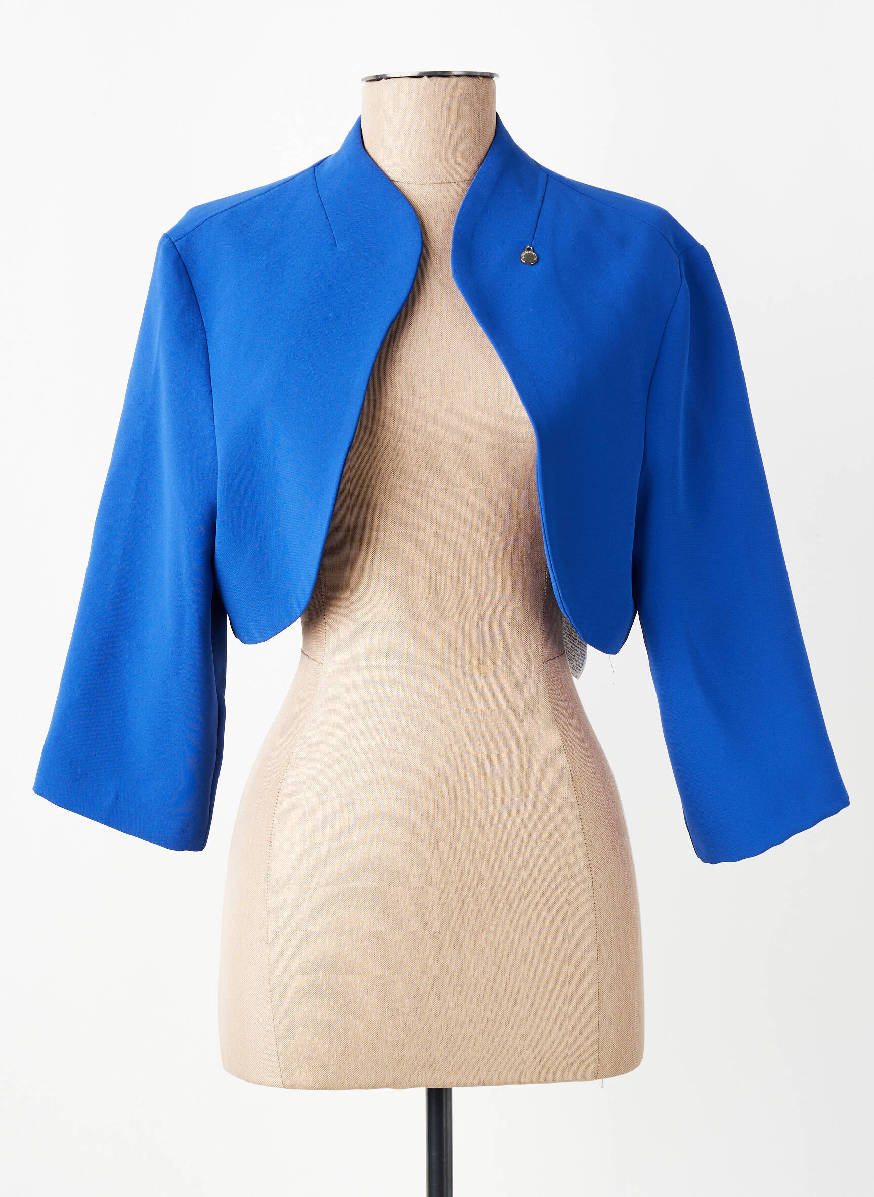 Boléro manches longues bleu RINASCIMENTO femme