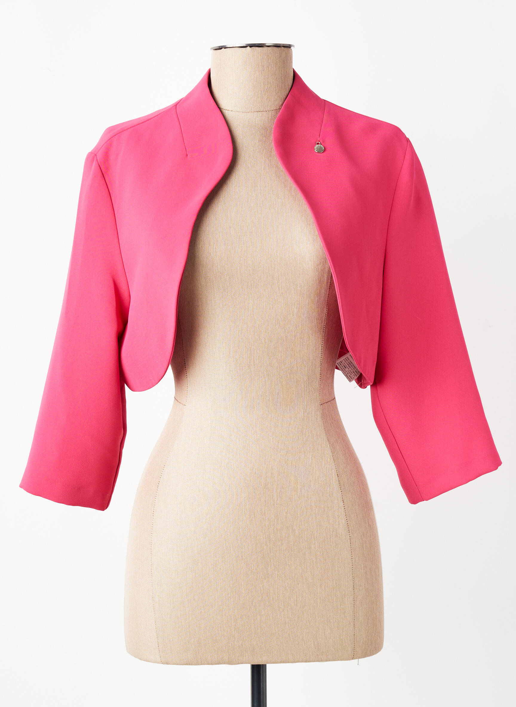 Boléro manches longues rose RINASCIMENTO femme