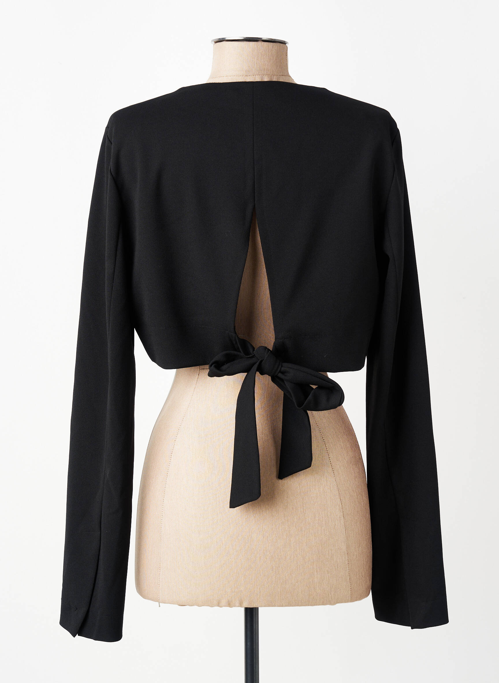Boléro manches longues noir RINASCIMENTO femme