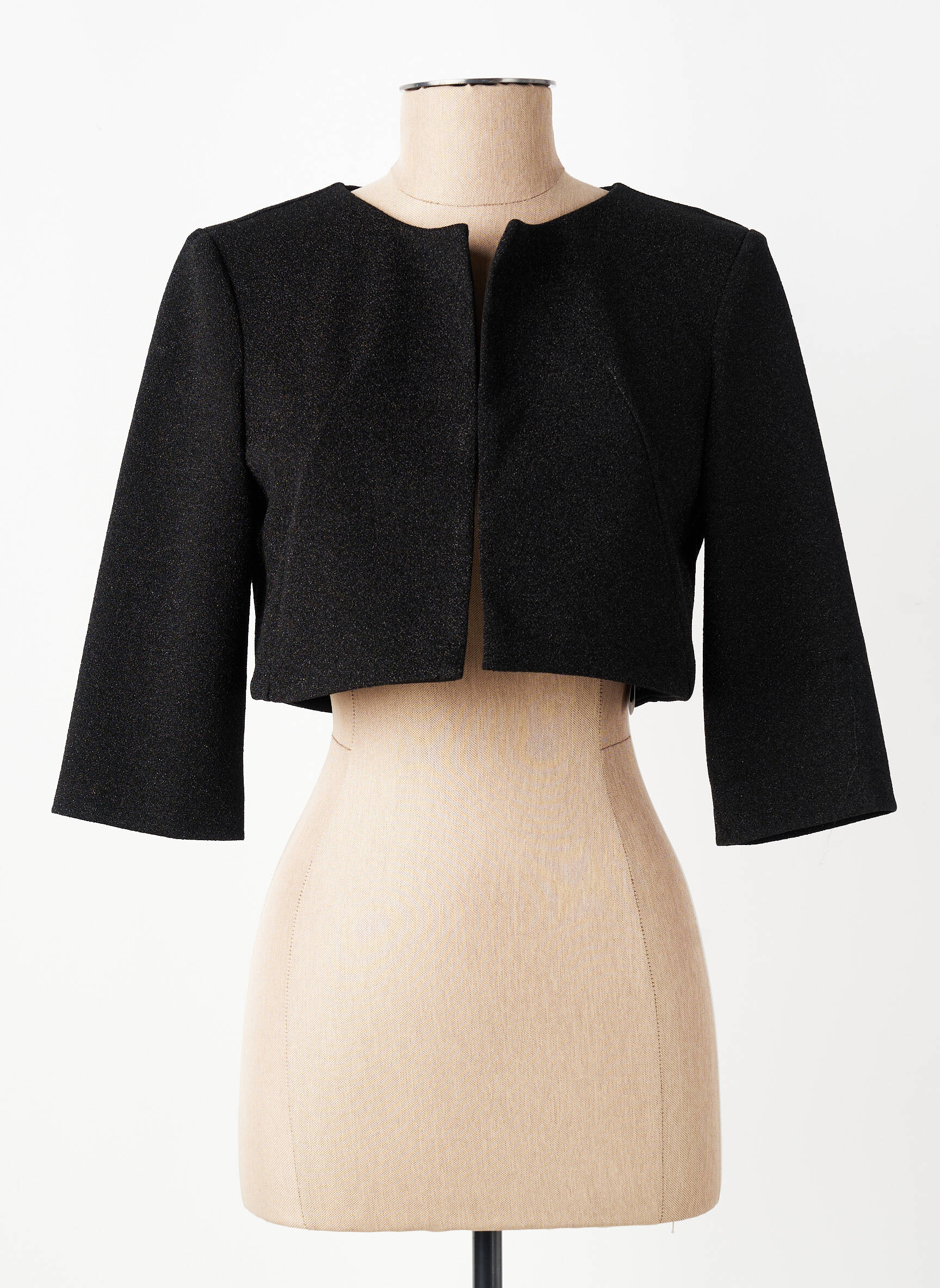 Boléro col rond noir RINASCIMENTO femme