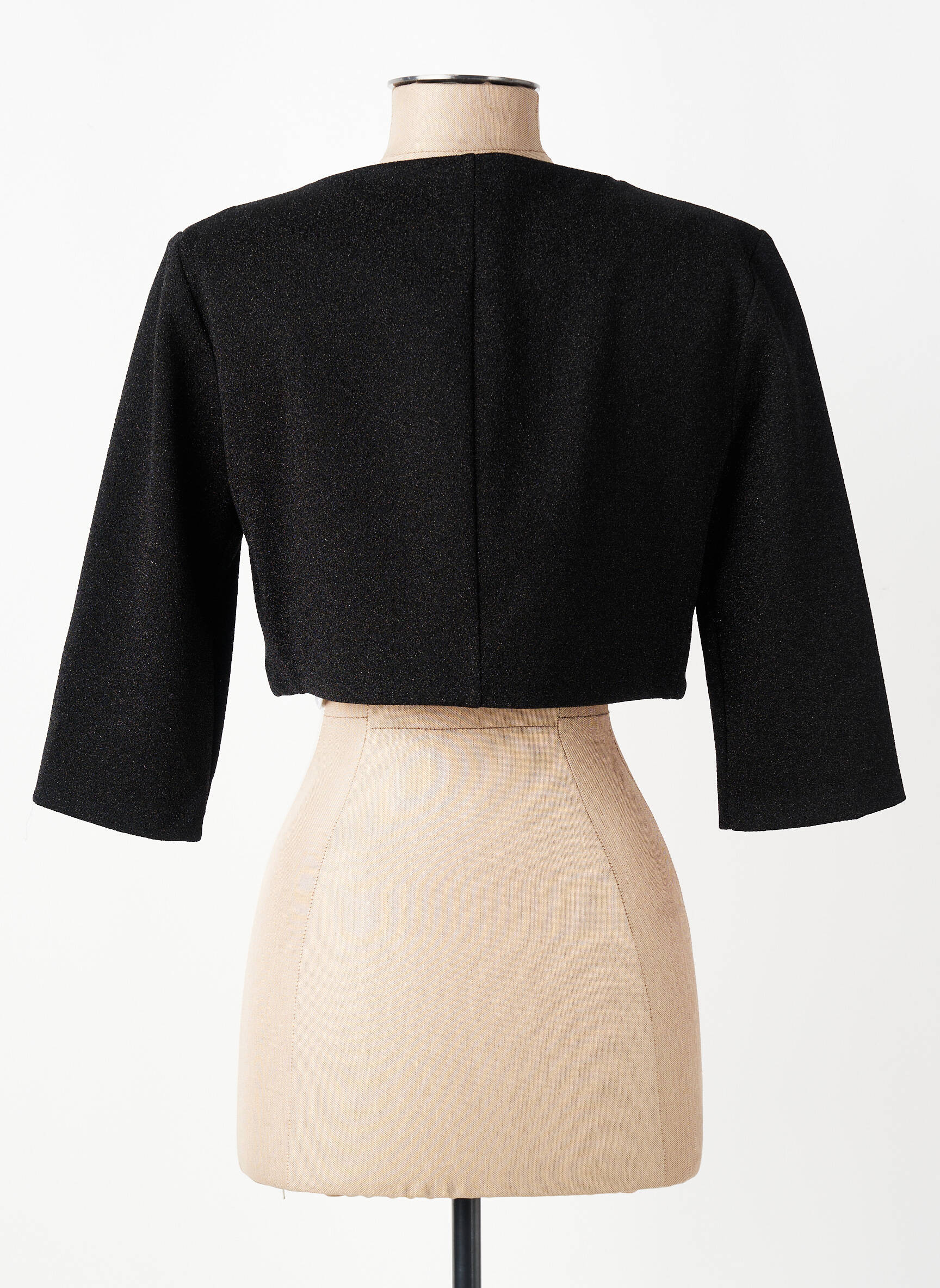 Boléro col rond noir RINASCIMENTO femme