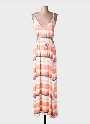 Robe longue sans manche sans manche orange LPB LES PETITES BOMBES  femme