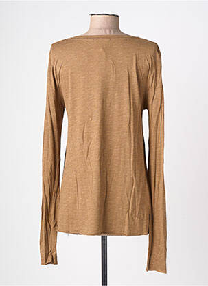 Top manches longues manches longues marron AMERICAN VINTAGE femme