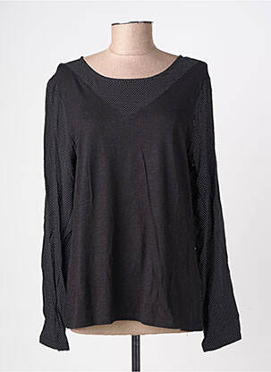 Top manches longues manches longues noir YERSE femme