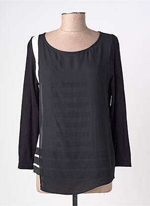 Top manches longues manches longues noir AKELA KEY femme