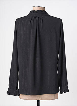 Blouse manches longues manches longues noir MAMOUCHKA femme