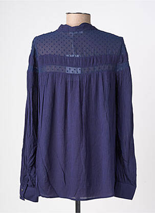 Blouse col rond manches longues bleu LPB LES PETITES BOMBES  femme