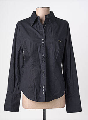 Chemisier coupe cintrée manches longues noir LPB LES PETITES BOMBES  femme