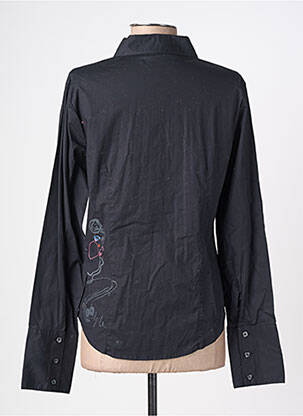 Chemisier coupe cintrée manches longues noir LPB LES PETITES BOMBES  femme