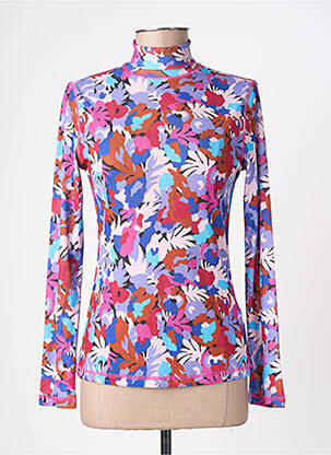 Top stretch manches longues violet SUNCOO femme