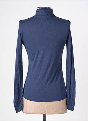 Top manches longues manches longues bleu KANOPE femme