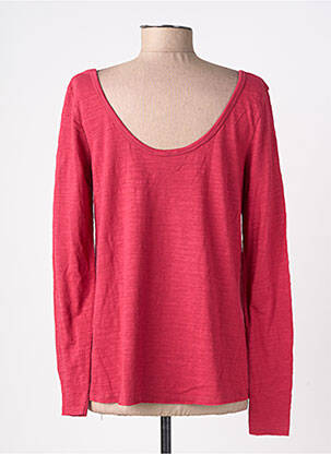 Top manches longues manches longues rouge AMERICAN VINTAGE femme