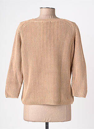 Pull coupe cintrée manches longues beige STREET ONE femme