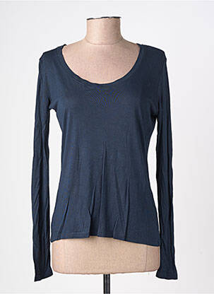 Top manches longues manches longues bleu SCHOOL RAG femme