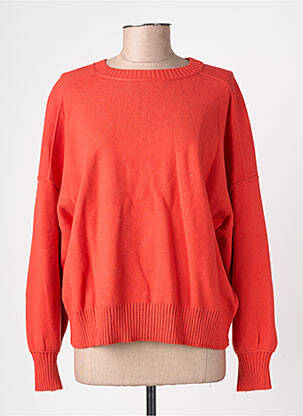 Pull stretch manches longues rouge RUE MAZARINE femme