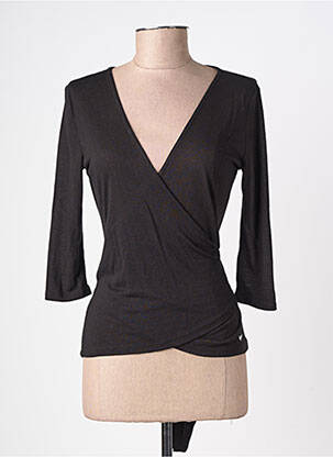 Top tissage jersey manches longues noir LPB LES PETITES BOMBES  femme