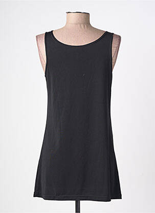 Top stretch sans manche noir JAD femme