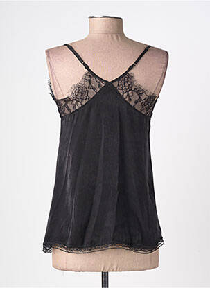 Top manches bretelles ajustables fines bretelles noir SCHOOL RAG femme