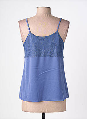 Top manches bretelles ajustables fines bretelles bleu SCHOOL RAG femme