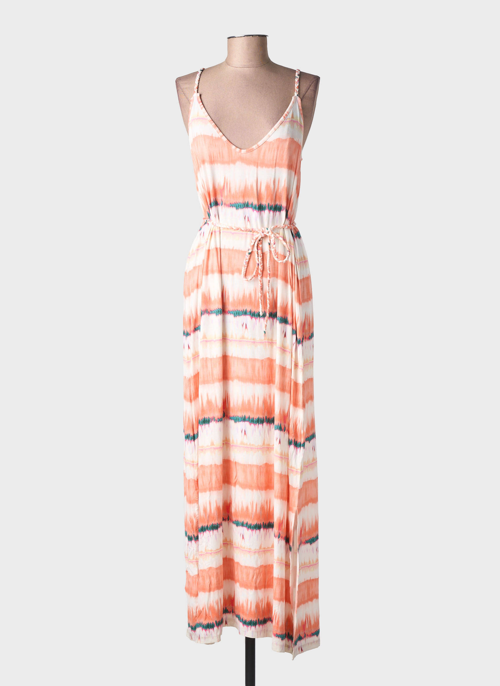 Robe longue sans manche sans manche orange LPB LES PETITES BOMBES  femme