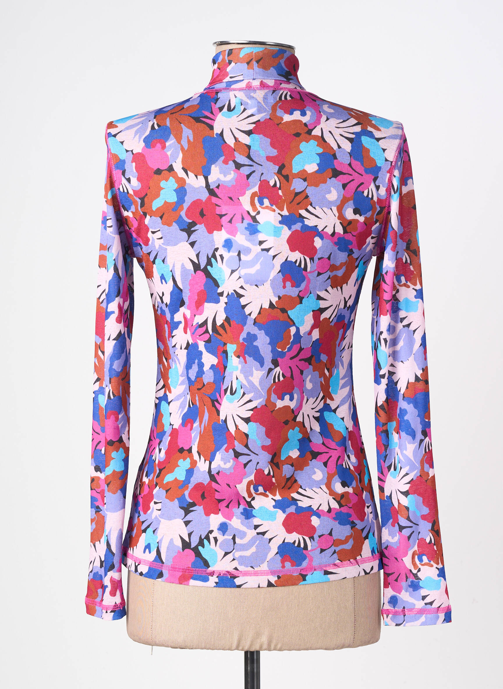 Top stretch manches longues violet SUNCOO femme