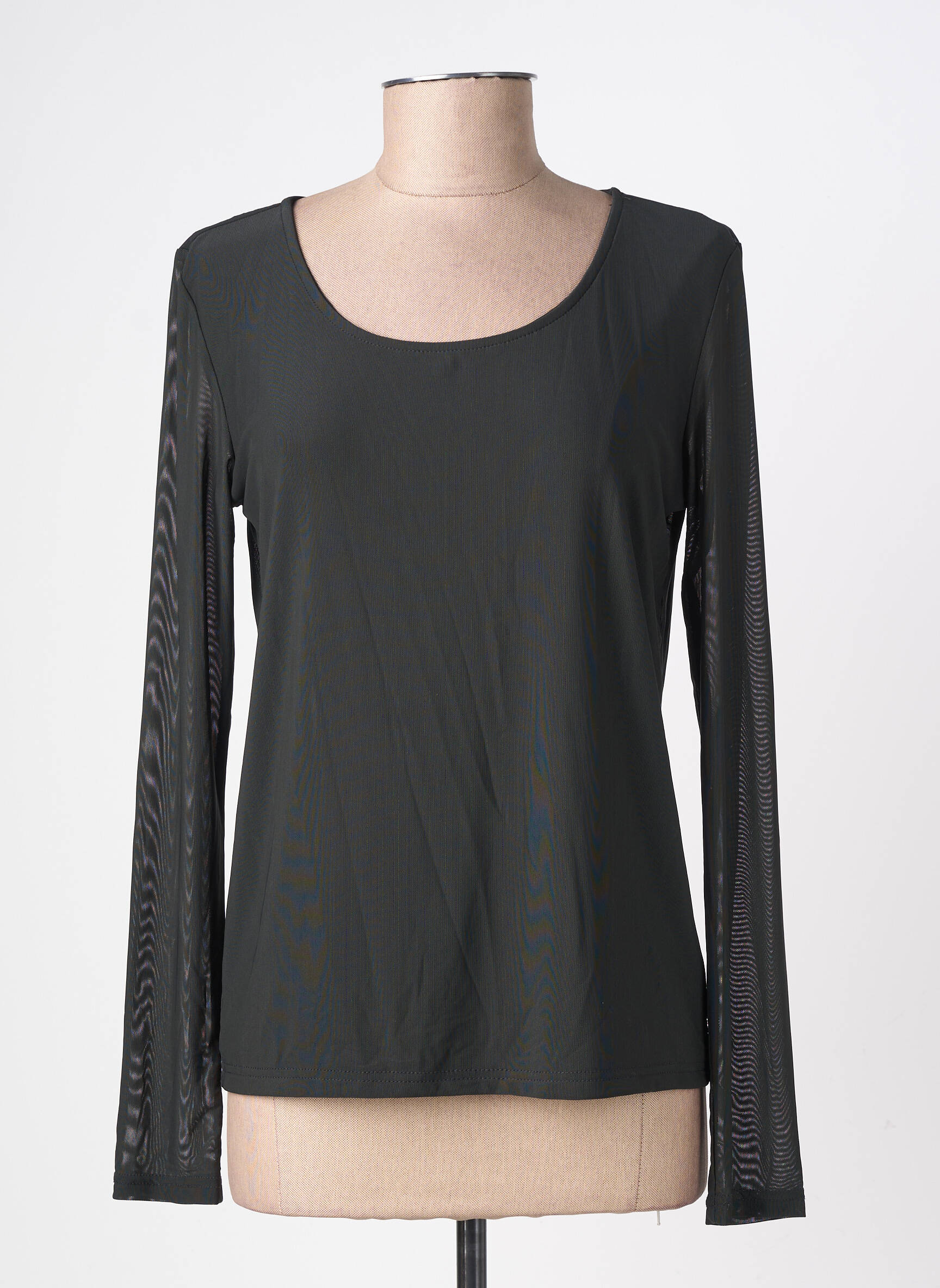 Top stretch manches longues noir LOLA ESPELETA femme