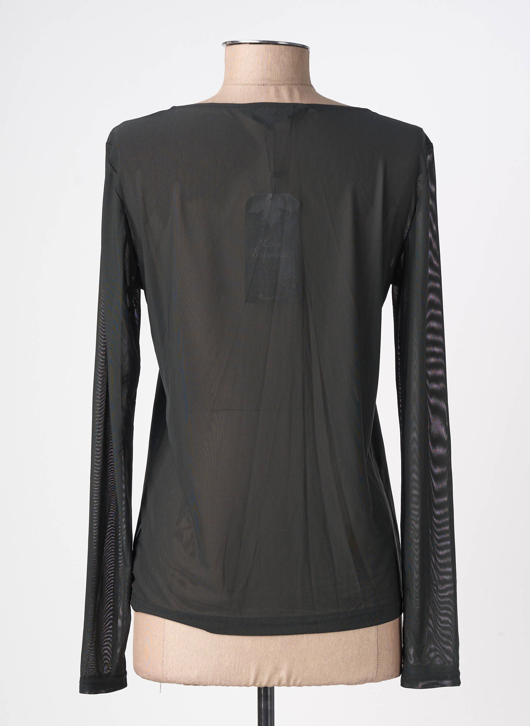 Top stretch manches longues noir LOLA ESPELETA femme