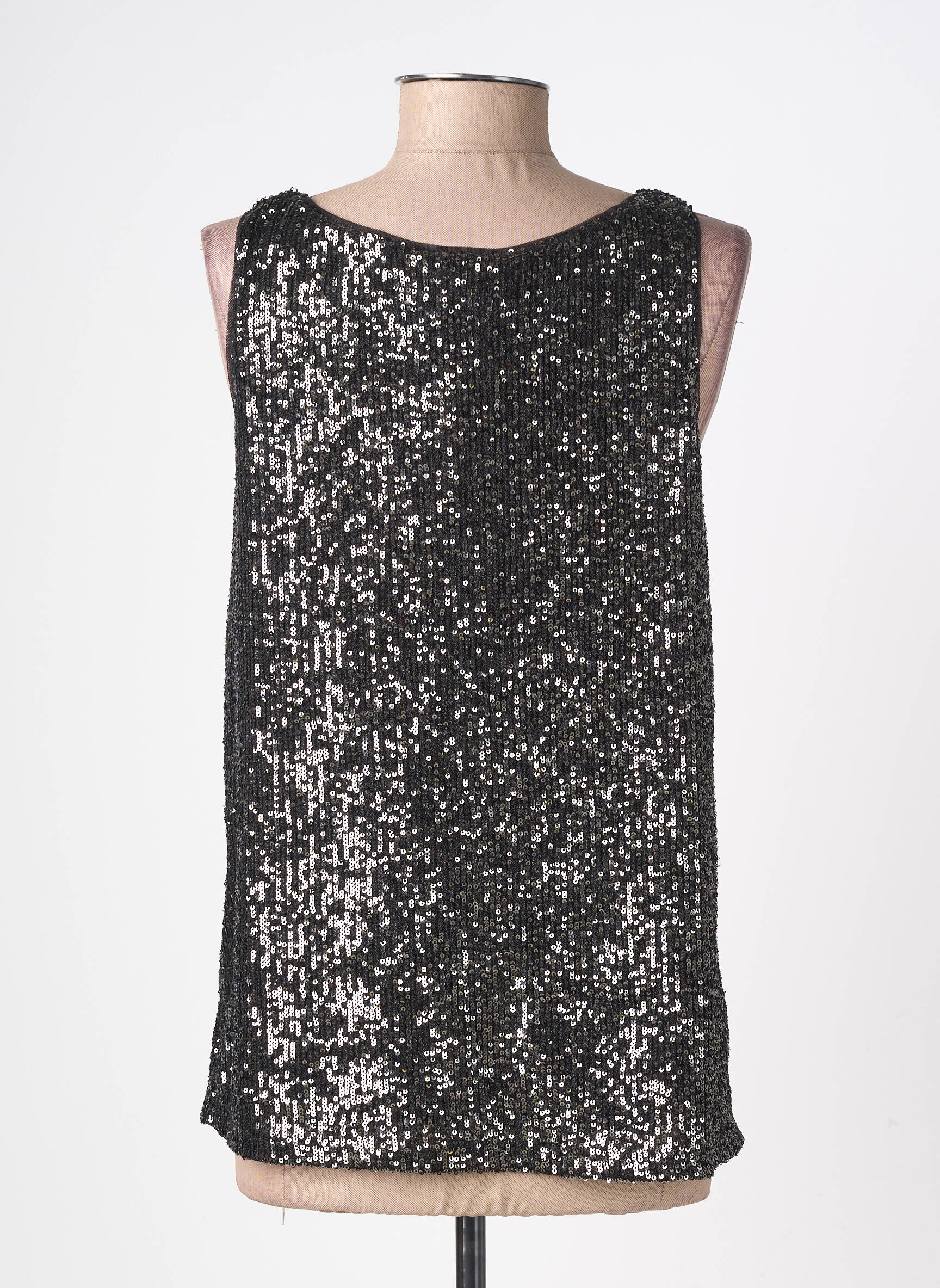 Top stretch sans manche argent STREET ONE femme