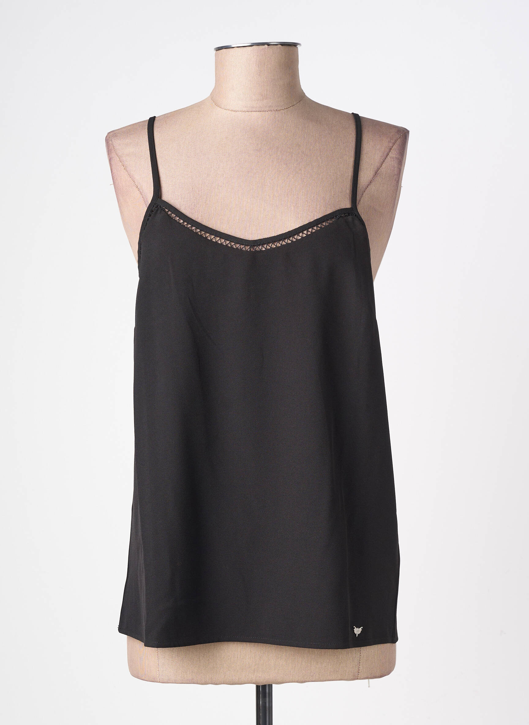 Top coupe fluide sans manche noir LPB LES PETITES BOMBES  femme
