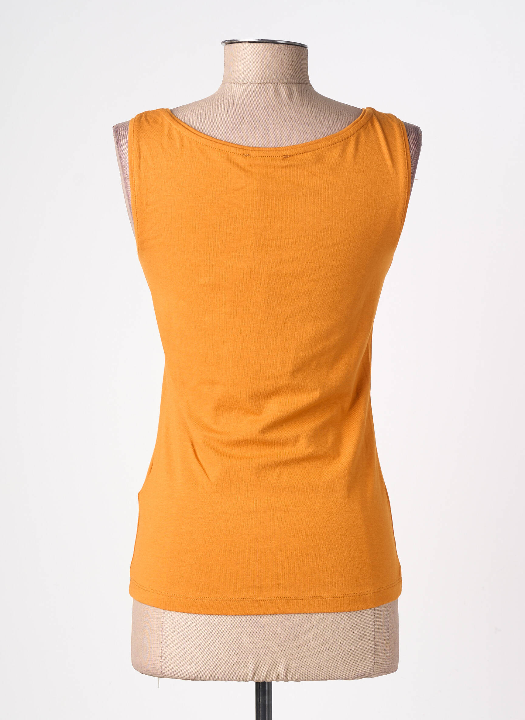 Débardeur stretch sans manche jaune STREET ONE femme