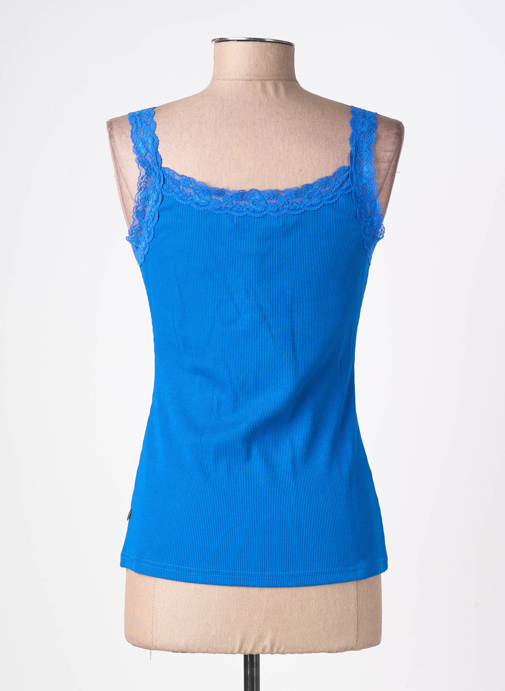 Top stretch sans manche bleu FREEMAN T.PORTER femme