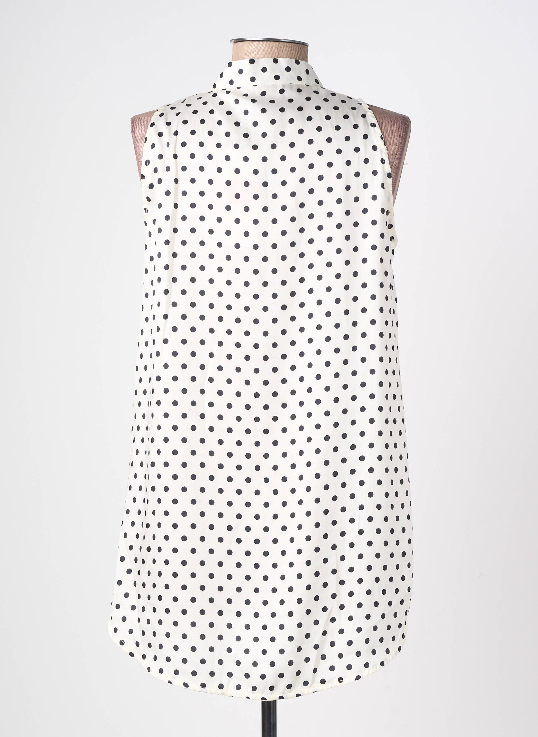 Blouse coupe fluide sans manche blanc RINASCIMENTO femme